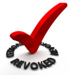 Red Check Mark: Revoked