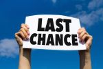 Last Chance Sign: End of Offshore Voluntary Disclosure Program
